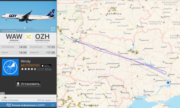 Літак з Варшави не наважився сісти в аеропорту Запоріжжя й повернув назад