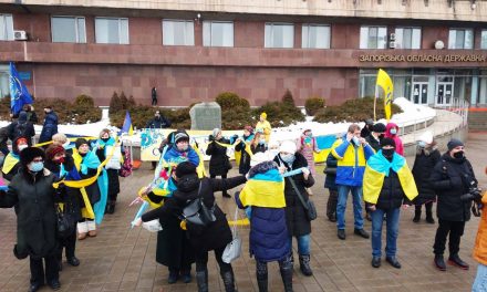 У Запоріжжі розпочали флешмоб до Дня Соборності України – фото