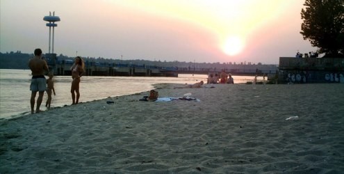 Частину центрального пляжу в Запоріжжі закриють